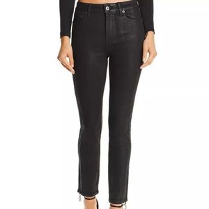 Pistola Haze Side-zip Coated Cigarette Jeans sz 25